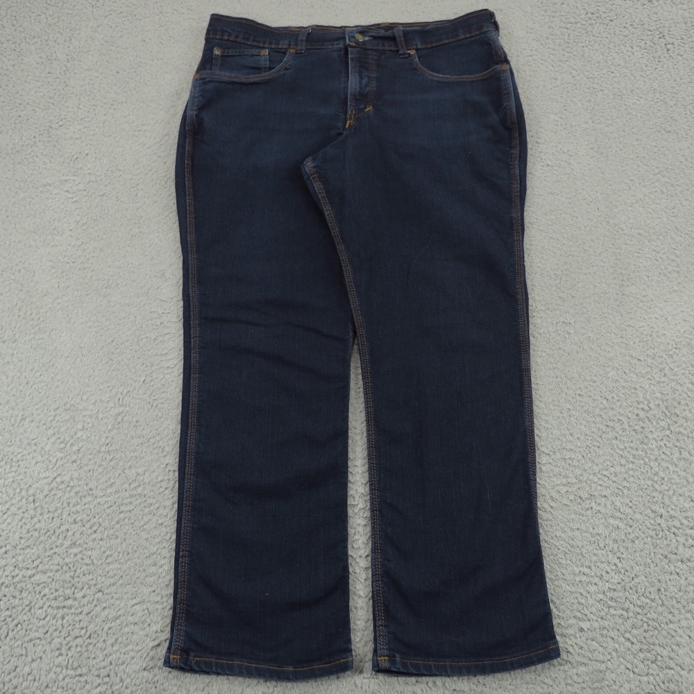 Origin Maine Jeans Men 38x30 Straight Delta Flex Blue Made in USA Denim Work